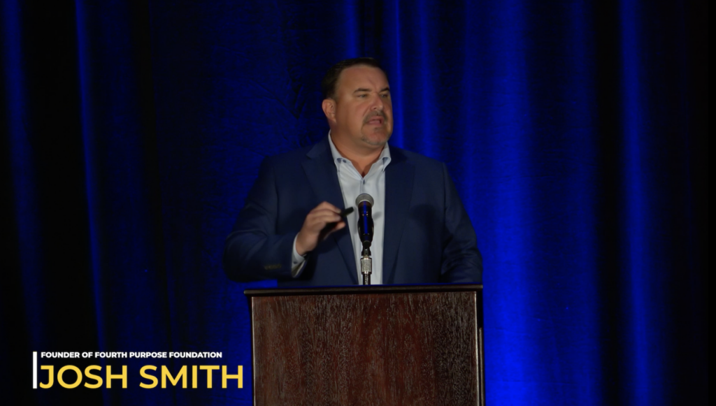 Josh Smith speaking at the FDC leadership conference 
